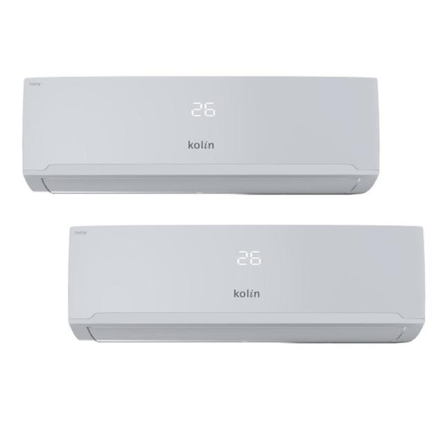 【Kolin 歌林】7-8坪+7-8坪變頻冷暖一對二分離式冷氣(KDV-P1012M301+KSA-PK502DV03A+KSA-PK502DV03A)