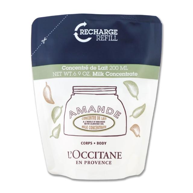 【L’Occitane 歐舒丹】杏仁緊膚凝霜補充包 200ML（國際航空版）