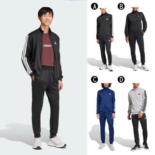 【adidas 愛迪達】運動套裝 外套+褲子 M 3S FT TT TS 男女 A-JC5375 B-JD4475 C-JI8873 D-JI8876 精選四款