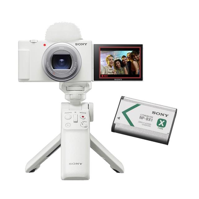 【SONY 索尼】ZV-1 II Vlog 數位相機 手持握把組+NP-BX1原廠電池(公司貨)