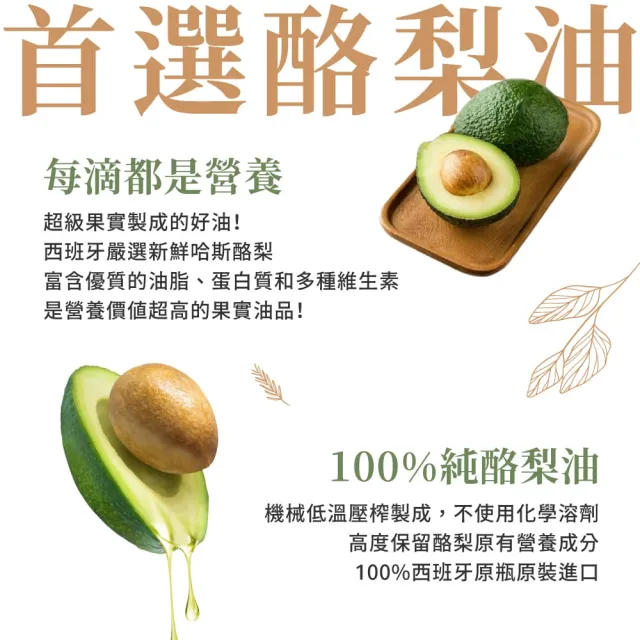 【GoodSome 好東西】西班牙原裝進口酪梨油250mlX4入(物理低溫壓榨-適合各種料理方式)