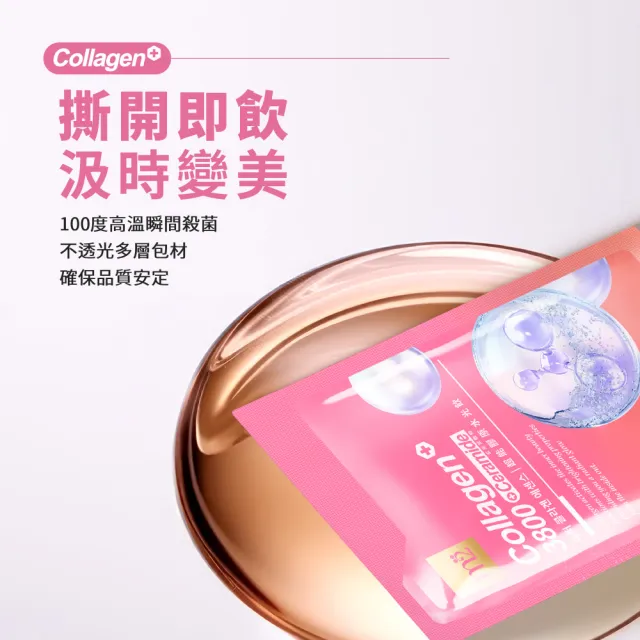 【m2 美度】超能水光膠原飲5盒組(8入/盒.孫藝珍代言)-膠原蛋白.神經醯胺.玻尿酸鈉.女人我最大節目推薦