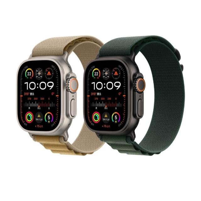 【Apple】Apple Watch Ultra 2 2024 GPS+行動網路 49mm(鈦金屬錶殼+高山錶環)