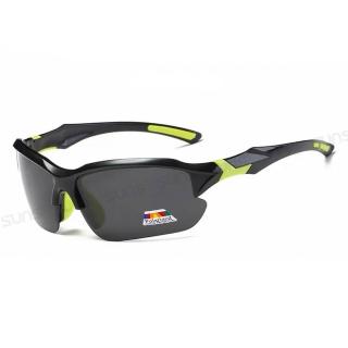 【SUNS】Polarized運動太陽眼鏡 帥氣流線型頂規偏光鏡片 螢光黃 S931 抗UV400(防眩光/防撞擊)