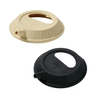 【Campingmoon 柯曼】雪拉碗通用矽膠壺蓋(S-GH沙色 S-GH-C黑色 茶具 壺蓋 campingmoon 露營 逐露天下)