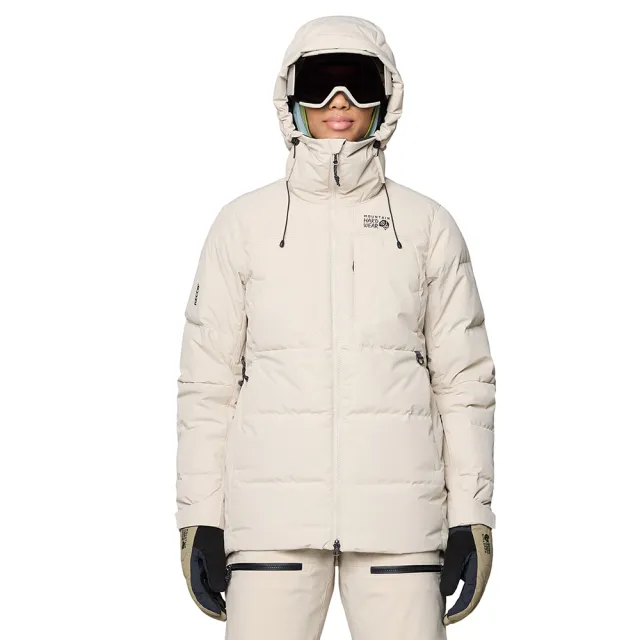 【Mountain Hardwear】Powder Maven Down Jacket 滑雪保暖羽絨連帽外套 女款 化石 #2128681
