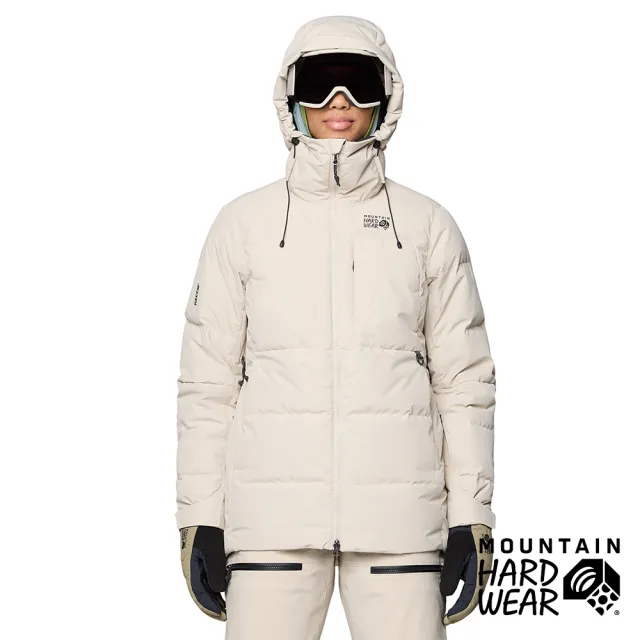 【Mountain Hardwear】Powder Maven Down Jacket 滑雪保暖羽絨連帽外套 女款 化石 #2128681