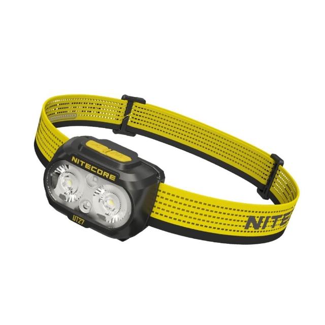 【NITECORE】電筒王 UT27 PRO 三色溫輕量越野跑頭燈(800流明 高顯色 可變CRI 聚泛光 破霧 AAA 2顆電池)