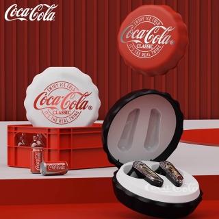 【Coca Cola】可口可樂 創意瓶蓋造型 半入耳式藍芽耳機 ENC降噪 T13(Coca Cola官方直營 藍芽 輕盈 長續航)