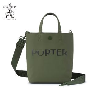 【PORTER INTERNATIONAL】復古新穎GAP手提包(卡其綠)