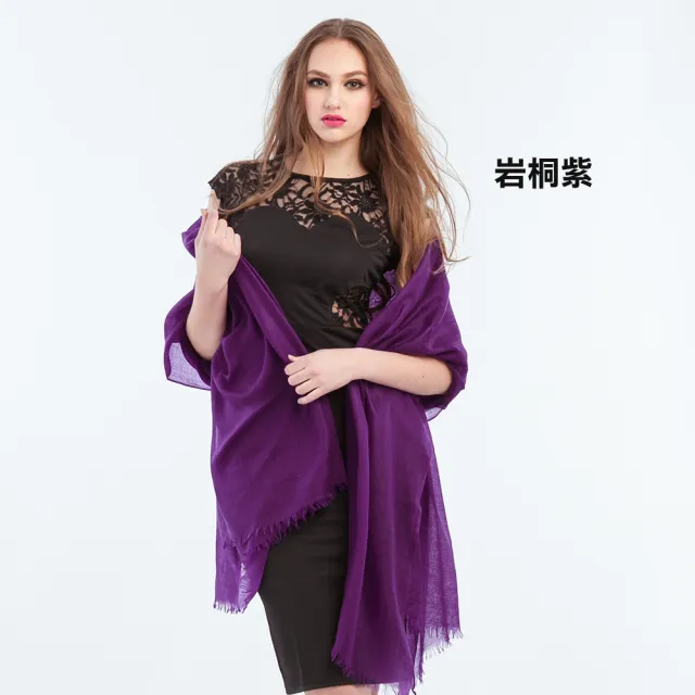 【5TH AVE】第五大道 100% Cashmere 400支紗  純羊絨 圍巾 披肩(多色選)