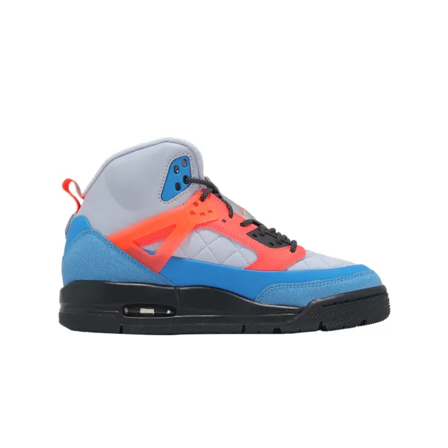 【NIKE 耐吉】休閒鞋 Jordan Spizike GS 大童 女鞋 灰 藍 喬丹 氣墊(FD4653-046)
