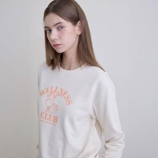 【GIORDANO 佐丹奴】女裝趣味印花長袖大學TEE Urban Outdoor系列(03 奶白)