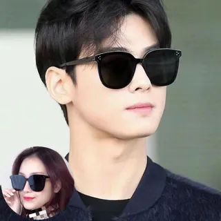【Seoul Show 首爾秀】男女韓星韓劇款三顆米釘太陽眼鏡UV400墨鏡 1938(防曬遮陽)