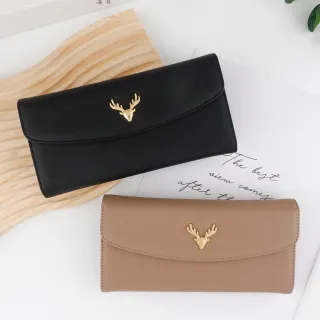 【命運好好玩】財鹿鈔有錢長夾組(經典黑/奶茶棕)