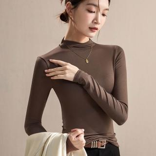 【ONEY 歐妮】★柔膚莫代爾內搭上衣(女裝/女上衣/休閒/圓領T恤/通勤/日系)