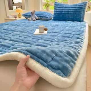 【寢聚 Sleep Club】塔芙絨床墊枕套組-單人/雙人/加大任選(保潔墊 床墊 保暖墊 單人床墊 雙人床墊 法蘭絨)