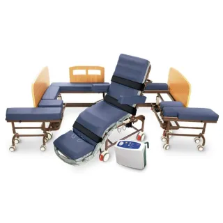 【海夫健康生活館】名一分離式移位床 未滅菌 名一 氣墊床墊｜電動床結合床椅｜電動升降｜左開門(YM2000AL)