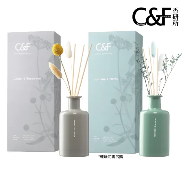 【C&F 香研所】孚日花園空間香氛瓶 2入組(居家香氛/香水精油/交換禮物)