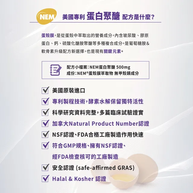 【好好聊日子】好能立EX Care 膠囊(陳亞蘭推薦 關鍵成分蛋殼膜 雙環8效厲害27倍)
