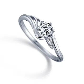 【彩糖鑽工坊】GIA 鑽石 30分 D成色 鑽戒 愛情羽翼 系列 (天然鑽石 輕珠寶)