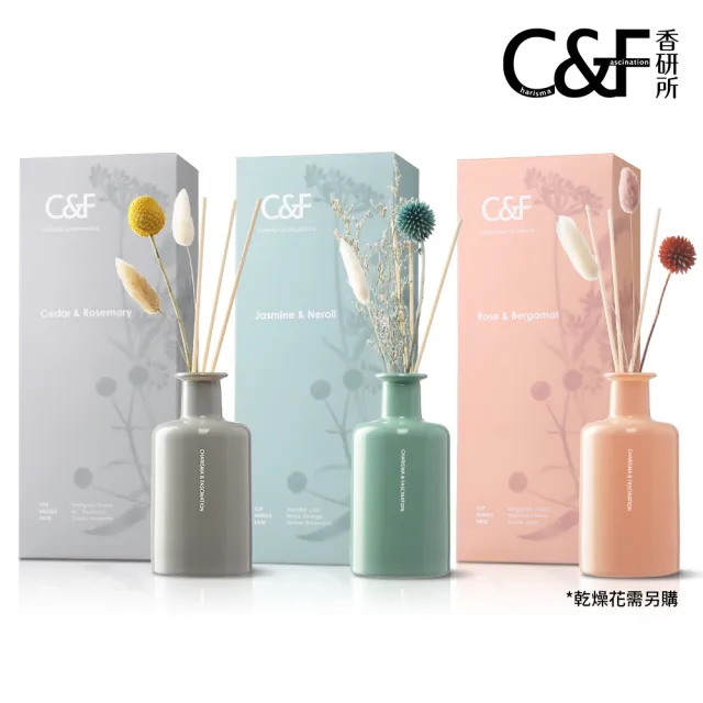 【C&F 香研所】孚日花園空間香氛瓶3入組(居家香氛/香水精油/交換禮物)