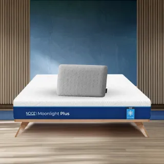 【Lunio】Nooz Moonlight Plus單人3尺記憶床+枕(英國工藝涼爽透氣 專為台灣人所打造 低預算必收)