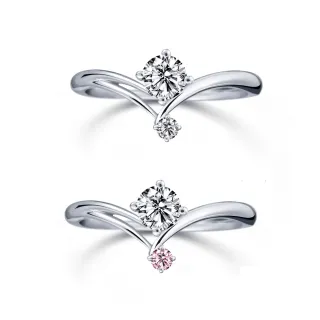 【彩糖鑽工坊】GIA 鑽石 30分 D成色 鑽戒 2選1 (天然鑽石 輕珠寶)