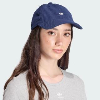 【adidas 愛迪達】愛迪達 Corduroy Bb C 男女 棒球帽 鴨舌帽 燈芯絨 運動 休閒 遮陽 藍(JW8018)