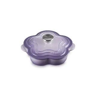 【Le Creuset】琺瑯鑄鐵鍋山茶花燉飯鍋 20cm(藍鈴紫)