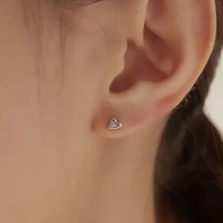 【vacanza】愛心 316L醫療鋼飾品 純鋼養耳棒(抗過敏 交換禮物)