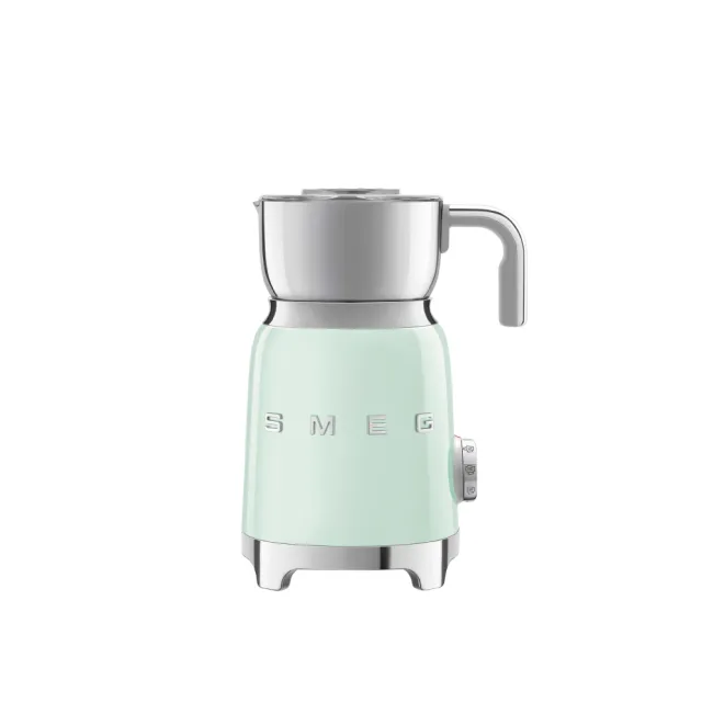 【SMEG】義大利電動奶泡機-粉綠色(MFF11PGUS)