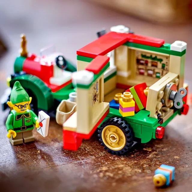 【LEGO 樂高】Iconic 40746 耶誕老人的送貨車(聖誕禮物 居家擺設 玩具 積木)S