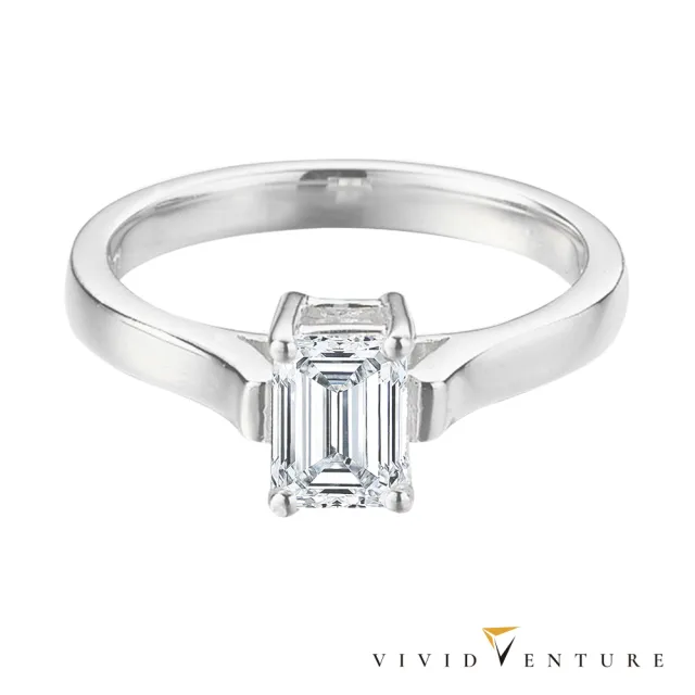 【Vividventure 亞帝芬奇】鉑金 GIA 30分 FSI1 2VG 天然鑽石 真鑽 戒指 經典展現