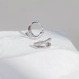 【vacanza】澄光 925純銀飾品 純銀耳環(抗過敏 交換禮物)