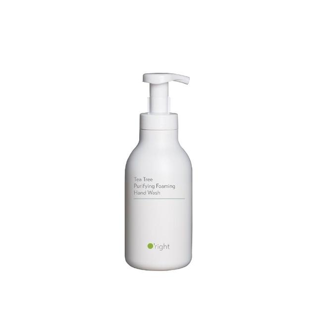 【O’right 歐萊德】茶樹淨化洗手慕絲450ml(洗手乳、保濕洗手乳、泡沫洗手乳)
