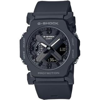 【CASIO 卡西歐】G-SHOCK 輕巧簡約雙顯手錶 情人節 送禮(GA-2300-1A)