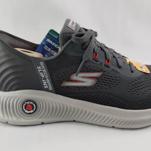 【SKECHERS】GO WALK Anywhere 男健走鞋(216314CCRD 碳黑灰)