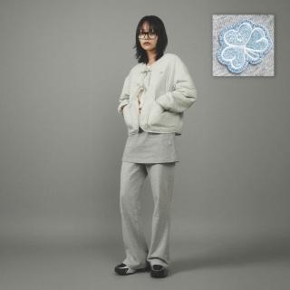 【Mark Gonzales】女裝 小天使布章裙片褲-淺灰色
