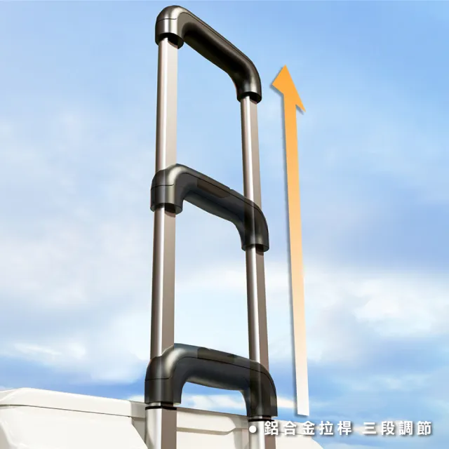 【ONE HOUSE】艾文折疊購物車爬梯8輪_特大款1入(買菜車/寵物推車/收納車/收納推車)