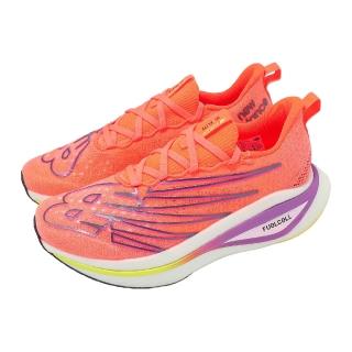 【NEW BALANCE】競速跑鞋 FuelCell SuperComp Elite V3 D 寬楦 女鞋 橘白 碳板 緩衝(WRCELCC3-D)