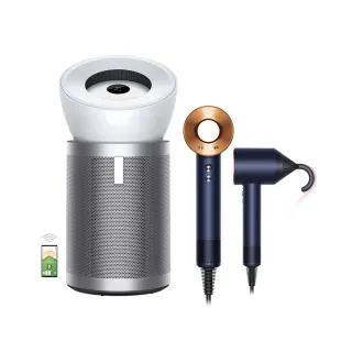 【dyson 戴森】BP02強效極靜抗敏空氣清淨機 + HD08吹風機 溫控 負離子(普魯士藍 平裝版)(超值組)