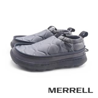 【MERRELL】女 HUT MOC 2 PACKABLE PLUS 輕量拉鍊懶人休閒鞋 女鞋(金屬灰色)