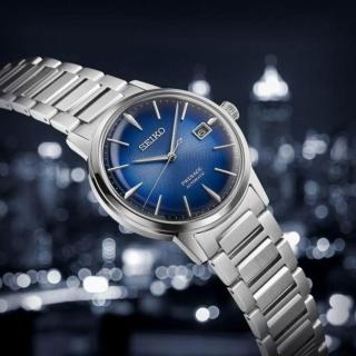 【SEIKO 精工】Presage Cocktail 東京飛行調酒機械腕錶-39.5mm(SRPJ13J1/4R35-05E0B)