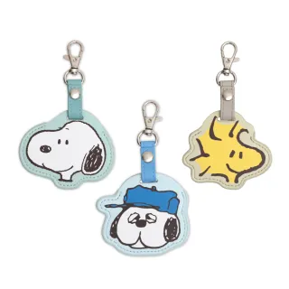 【Norns】磁扣套鑰匙圈(史努比 SNOOPY 奧拉夫 胡士托 蠟筆小新 小白 感應磁扣／AirTag 保護套吊飾)