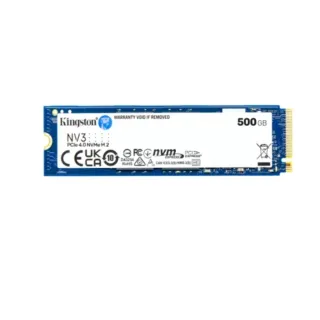 【Kingston 金士頓】500G NV3 M.2 2280 NVMe SSD(SNV3S/500G)讀5000M/寫3000M/五年保