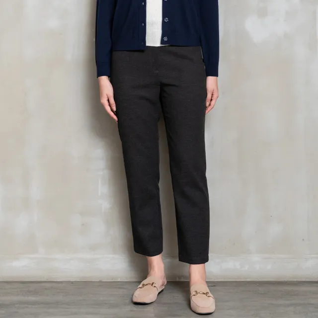 【perng yuh 芃諭名品】文藝秋日 絨感 九分錐形褲(2025 AW Collection|4C秋冬新品上市)
