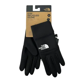 【The North Face】中性款內裡刷毛可觸控手掌止滑粒保暖手套黑(NF0A4SHAKY4)
