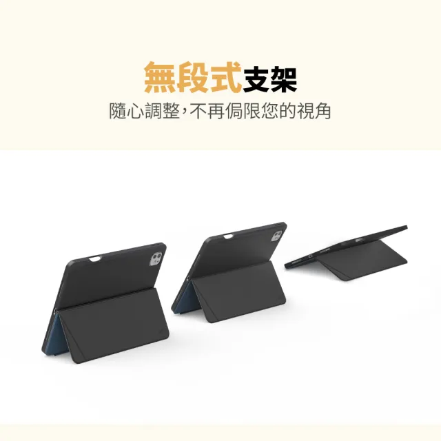 【eiP】Magnetix Flip 任意折 可拆式iPad 保護殼(iPad 10.11 A16/Air 4.5.6.7 11吋 13吋/Pro11吋 2023以前)
