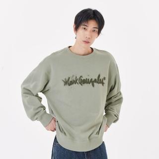 【Mark Gonzales】男女同款 MG LOGO VARIANT 大學T-灰卡其
